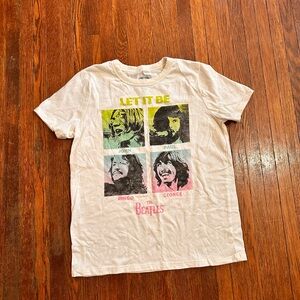 The Beatles White Women’s Small Shirt